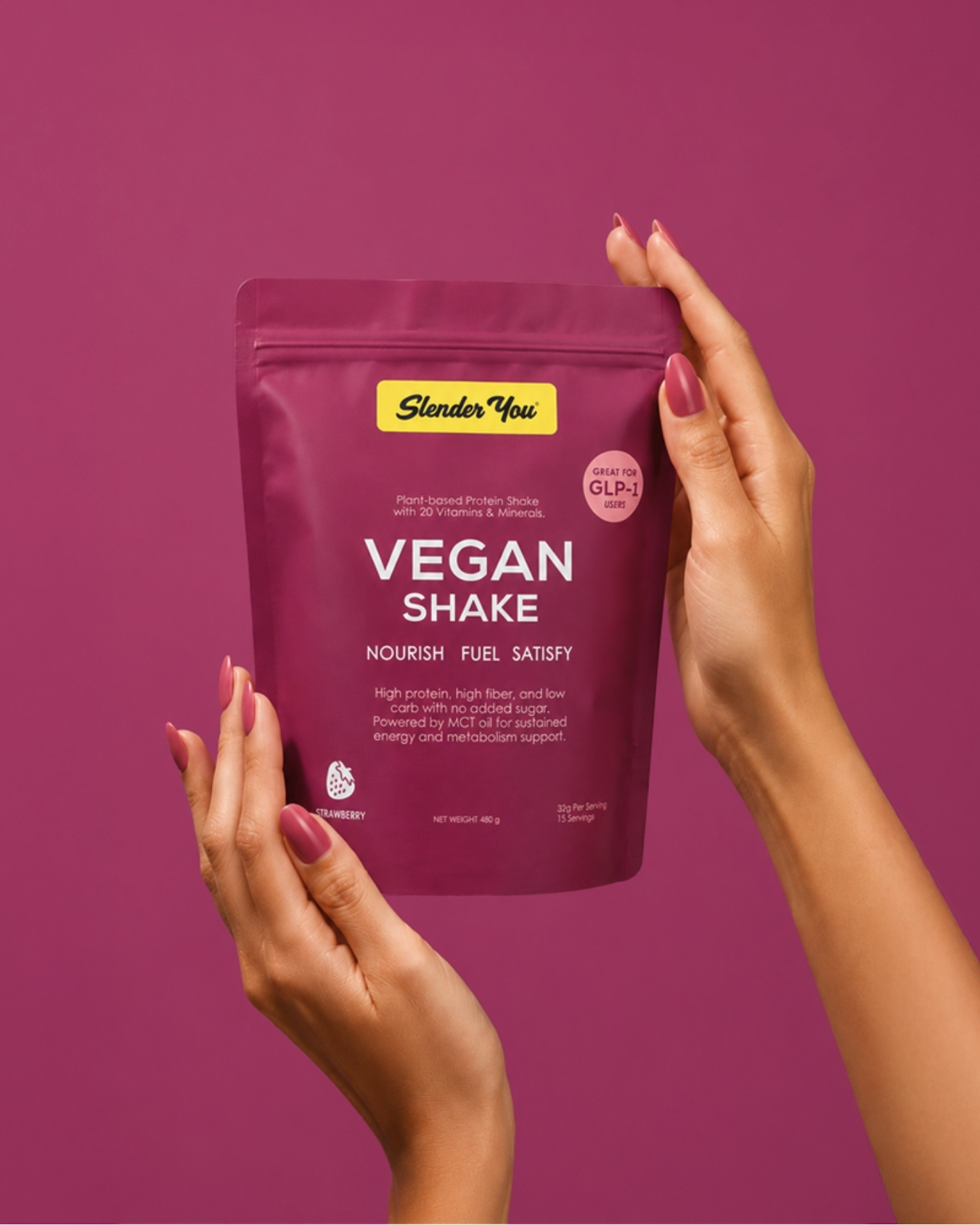 Vegan Shake - Strawberry - Image 3