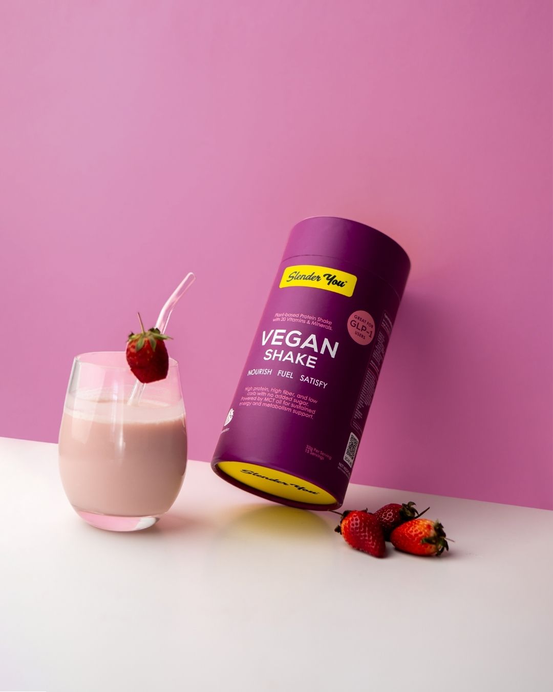 Vegan Shake - Strawberry - Image 2